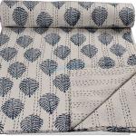 Bunte Bestickte Tagesdecken & Bettüberwürfe aus Baumwolle 220x270 für den für den Sommer 