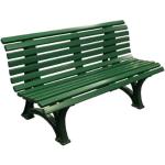 Grüne BLOME 3-Sitzer Gartenbänke aus Kunststoff Breite 100-150cm, Höhe 100-150cm, Tiefe 100-150cm 3 Personen 
