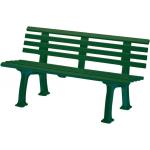 Grüne 3-Sitzer Gartenbänke aus Kunststoff Breite 100-150cm, Höhe 100-150cm, Tiefe 100-150cm 3 Personen 