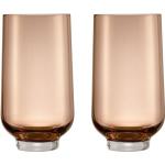 Dunkelbraune Moderne Blomus Glasserien & Gläsersets 400 ml aus Glas spülmaschinenfest 2-teilig 