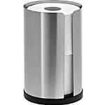 Silberne Moderne Blomus Nexio Runde Toilettenpapierhalter & WC Rollenhalter  aus Edelstahl 
