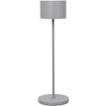 Graue Minimalistische Blomus LED Tischleuchten & LED Tischlampen mit Leuchtturm-Motiv aus Metall 