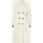 Reduzierte Hellgraue Blonde No.8 Trenchcoats mit Reißverschluss aus Baumwolle für Damen Größe L 