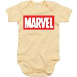 Braune Captain America Kinderschlafoveralls mit Knopf aus Baumwolle für Babys für den für den Sommer 