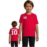 Blondie & Brownie T-Shirt »Kinder Marokko Morocco Sport Trikot Fußball Meister WM Afrika Cup«, rot