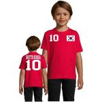 Blondie & Brownie T-Shirt »Kinder Südkorea South Korea Sport Trikot Fußball Weltmeister WM«, rot