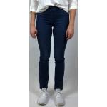 Dunkelblaue Vegane Bio Nachhaltige Jeggings & Jeans-Leggings mit Galonstreifen aus Baumwolle für Damen Größe M 