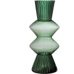 Grüne 38 cm Bloomingville Vasen & Blumenvasen 38 cm strukturiert aus Glas 