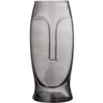Graue Minimalistische 30 cm Bloomingville Vasen & Blumenvasen 30 cm aus Glas 