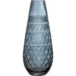 Blaue Moderne 30 cm Bloomingville Vasen & Blumenvasen 30 cm aus Glas 