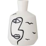 Weiße Moderne Bloomingville Vasen & Blumenvasen aus Steingut 