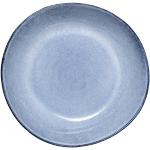 Reduzierte Blaue Moderne Bloomingville Sandrine Runde Suppenteller 22 cm aus Keramik mikrowellengeeignet 