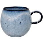 Blaue Bloomingville Sandrine Runde Kaffeetassen 250 ml aus Keramik mikrowellengeeignet 