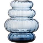 Blaue Moderne Bloomingville Vasen & Blumenvasen aus Glas 