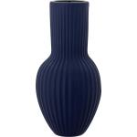 Blaue Moderne Bloomingville Vasen & Blumenvasen matt aus Steingut 