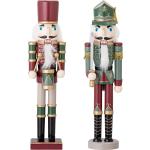 Grüne Bloomingville Weihnachtsfiguren aus Holz 