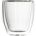 Reduzierte Bloomix Runde Glasserien & Gläsersets 250 ml mit Kaffee-Motiv aus Glas doppelwandig 2-teilig 