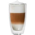 Bloomix Latte Macchiato Gläser 300 ml mit Kaffee-Motiv doppelwandig 2-teilig 