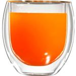 Bloomix Runde Teegläser 400 ml aus Glas mundgeblasen 2-teilig 