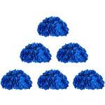 Reduzierte Royalblaue Runde Kunstblumen aus Seide 6-teilig 