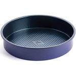 Reduzierte Blaue Runde Kuchenformen aus Keramik spülmaschinenfest 