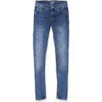 Blaue Blue Effect Skinny Jeans für Kinder aus Denim für Mädchen Größe 146 