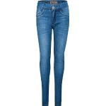Blaue Blue Effect Slim Jeans für Kinder aus Denim für Mädchen Größe 152 