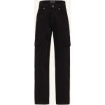 Schwarze Blue Effect 5-Pocket Jeans aus Baumwolle für Damen 