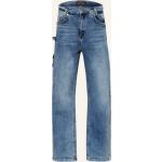 Hellblaue Blue Effect 5-Pocket Jeans aus Baumwolle für Damen 