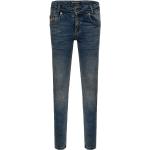 Reduzierte Blaue Blue Effect Skinny Jeans für Kinder mit Reißverschluss aus Baumwolle Größe 170 