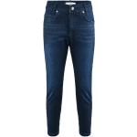 Reduzierte Dunkelblaue Blue Effect Slim Jeans für Kinder mit Reißverschluss aus Denim für Jungen Größe 140 