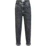 Reduzierte Anthrazitfarbene Blue Effect 5-Pocket Jeans für Kinder mit Reißverschluss aus Baumwolle für Mädchen Größe 158 