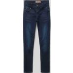 Blaue Blue Effect Slim Jeans für Kinder aus Baumwollmischung für Jungen Größe 152 