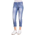 Blaue Blue Fire Slim Fit Jeans aus Denim für Damen Weite 30 