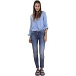 Blaue Blue Fire Nancy Slim Fit Jeans aus Denim für Damen Weite 26, Länge 30 