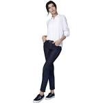 Graue Blue Fire Nancy Slim Fit Jeans aus Denim für Damen Größe XXL 