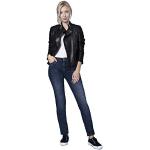Graue Blue Fire Nancy Slim Fit Jeans aus Denim für Damen Größe XS 