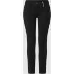 Schwarze Blue Fire Alicia Hüftjeans & Low Waist Jeans mit Reißverschluss aus Baumwollmischung für Damen Weite 29, Länge 30 