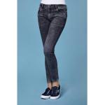 Schwarze Blue Fire Alicia Stretch-Jeans aus Baumwolle für Damen Größe XS Weite 30 