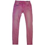 Pinke Blue Monkey 5-Pocket Jeans mit Reißverschluss aus Baumwolle maschinenwaschbar für Damen 