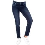 Blaue Blue Monkey Slim Fit Jeans aus Denim für Damen Weite 29 
