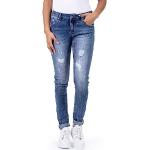Blaue Blue Monkey Ripped Jeans & Zerrissene Jeans aus Denim für Damen Weite 26 