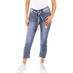 Blaue Blue Monkey Ankle-Jeans aus Denim für Damen Größe XXL Weite 27 