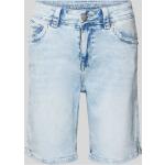 Hellblaue Blue Monkey Jeans-Shorts aus Baumwollmischung für Damen für den für den Sommer 