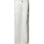 Weiße Blue Monkey Stoffhosen mit Reißverschluss für Damen Größe XS Weite 31, Länge 32 