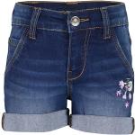 Reduzierte Dunkelblaue Bestickte Blue Seven Jeans Shorts für Kinder mit Reißverschluss aus Denim für Mädchen Größe 116 