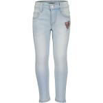 Reduzierte Hellblaue Blue Seven Slim Jeans für Kinder mit Reißverschluss aus Denim für Mädchen Größe 92 