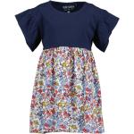 Reduzierte Blaue Blue Seven Rundhals-Ausschnitt Jerseykleider für Kinder aus Jersey für Mädchen 