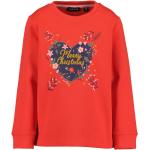 Reduzierte Rote Blue Seven Kindersweatshirts mit Glitzer aus Baumwolle für Mädchen Größe 92 