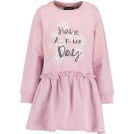 Reduzierte Pinke Gepunktete Rundhals-Ausschnitt Gemusterte Kinderkleider aus Baumwolle Größe 92 